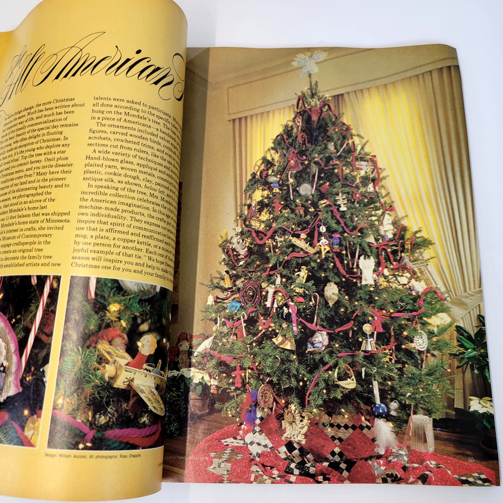 Vintage Better Homes & Gardens Christmas Ideas 1978 Holiday Magazine Softcover - Picture 4 of 15